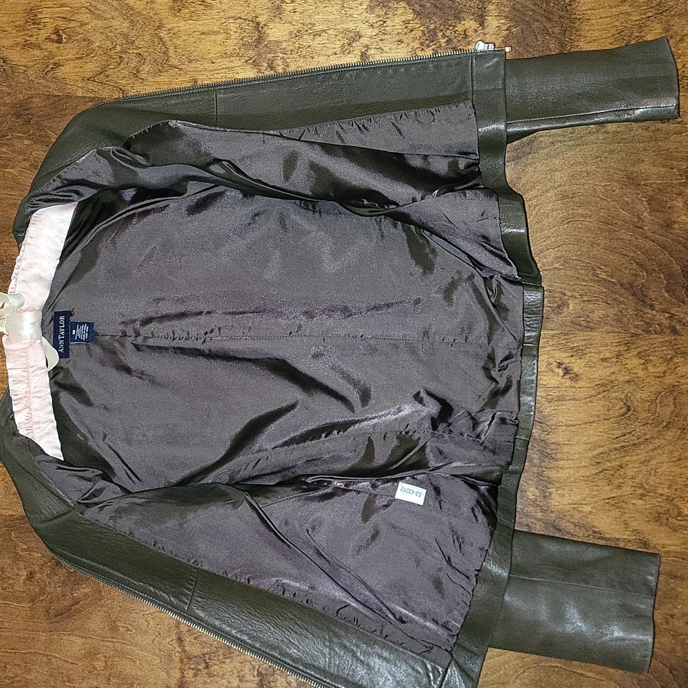 Ann Taylor Butter Soft Leather Jacket XS - Picture 4 of 10